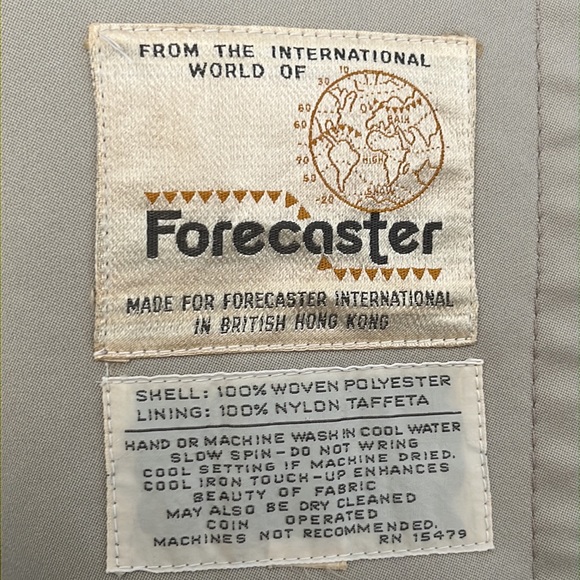 Vintage Forecaster Women's Trench Coat Size XL/ 16-18 - Picture 8 of 14